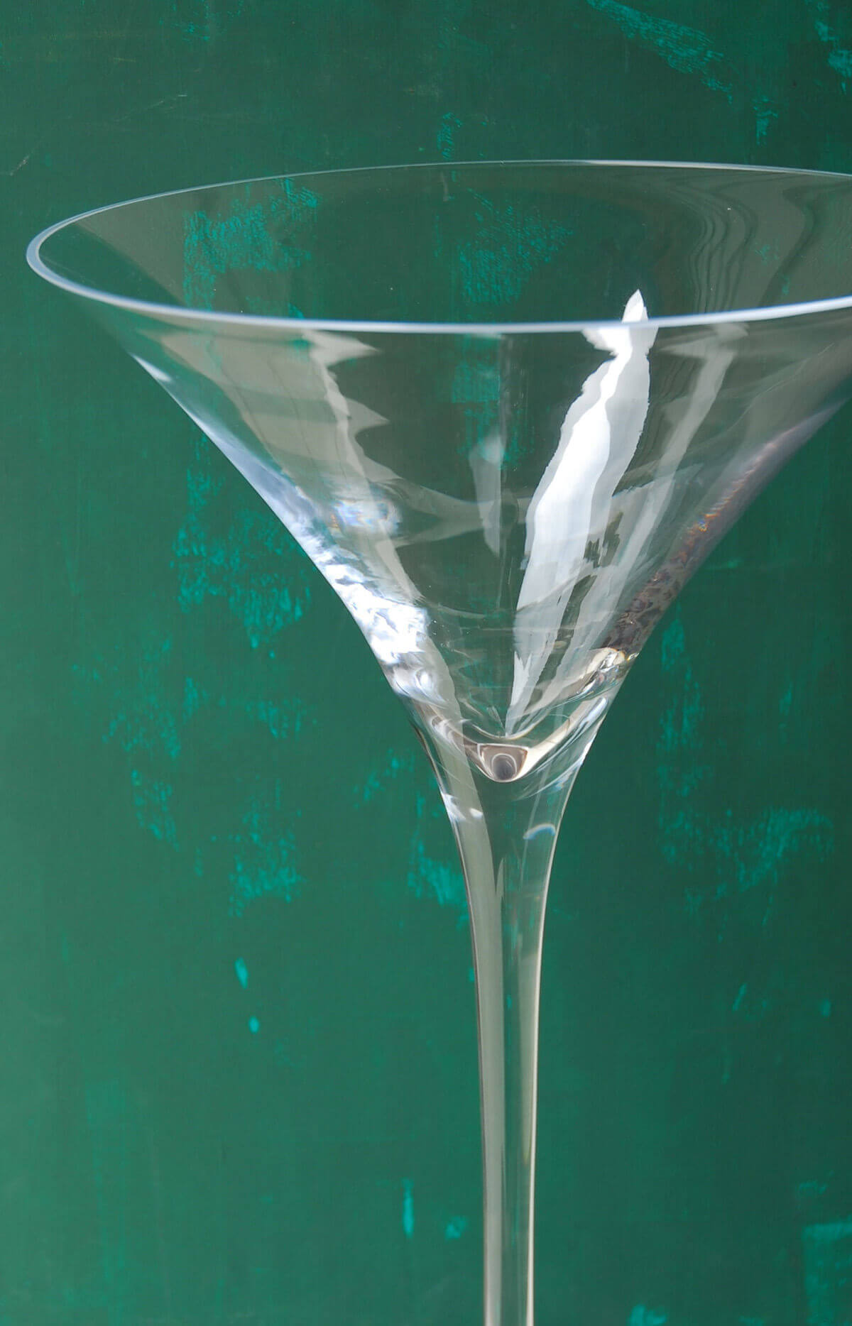 Tall 27" Glass Ritz Martini Vase