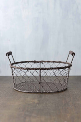 round wire basket