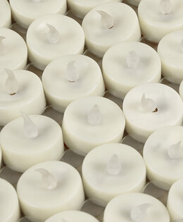 Battery Operated Tea light Candles LED 48 candles