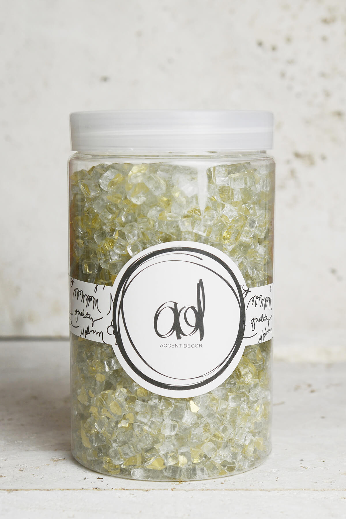 Glass Crushed 58mm 46oz Gold