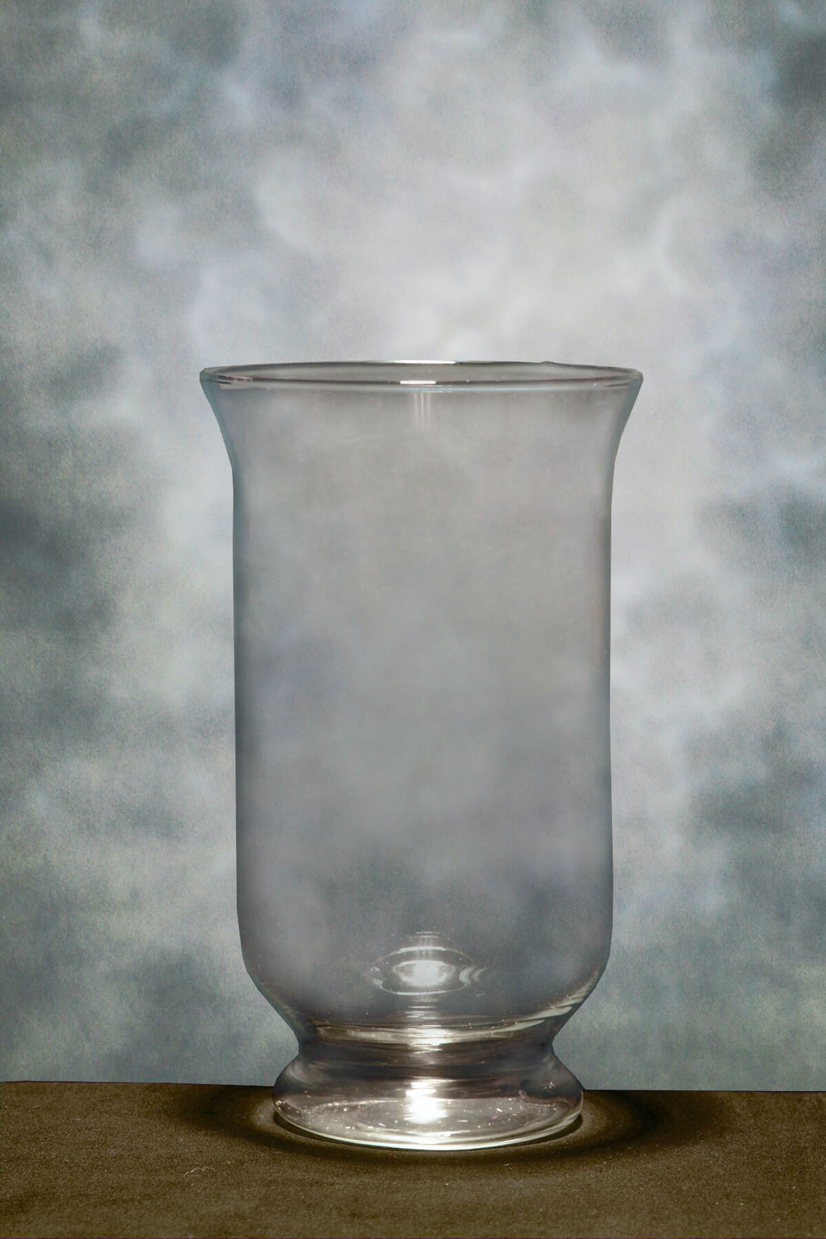 12in Glass Hurricane Vases