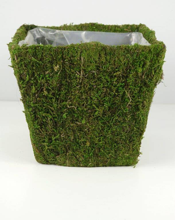 Moss Covered Flower Pot Planter Square 8 Square X 7 Tall   40099905763moss Covered Pots Square 8x8 10 