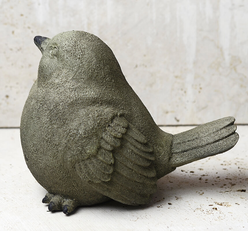 stone bird figurines