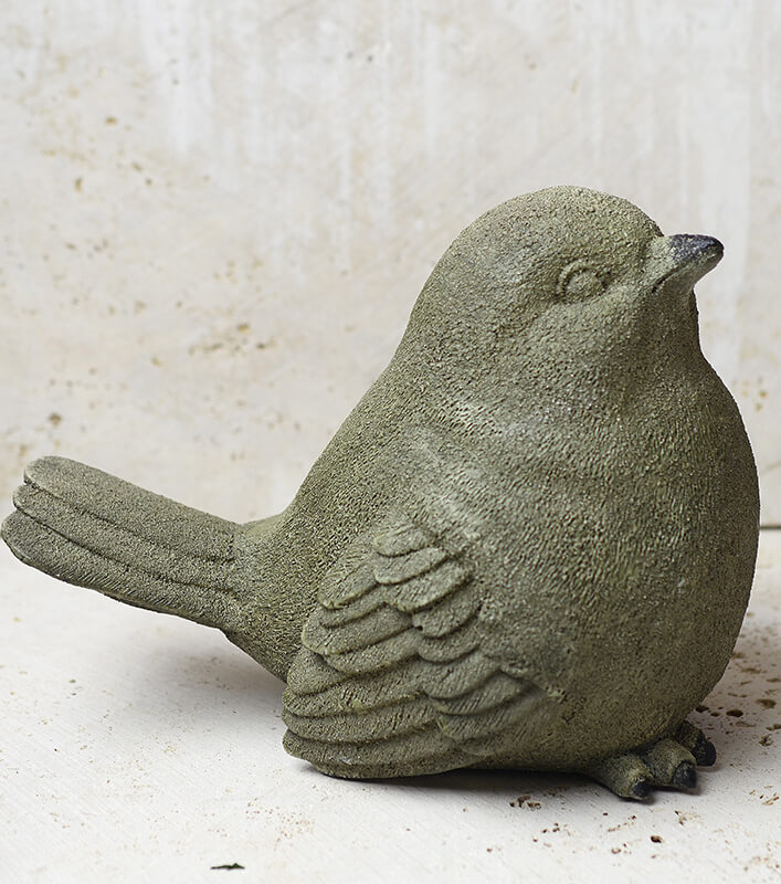 stone bird figurines