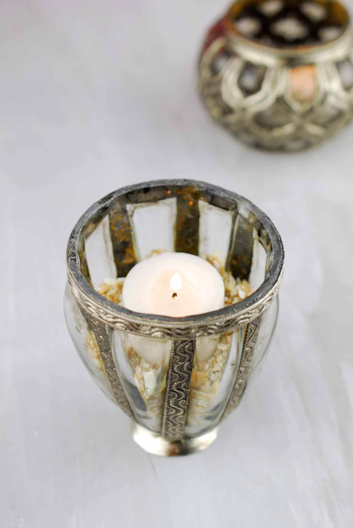 Bohemian Votive Holder 3.75in