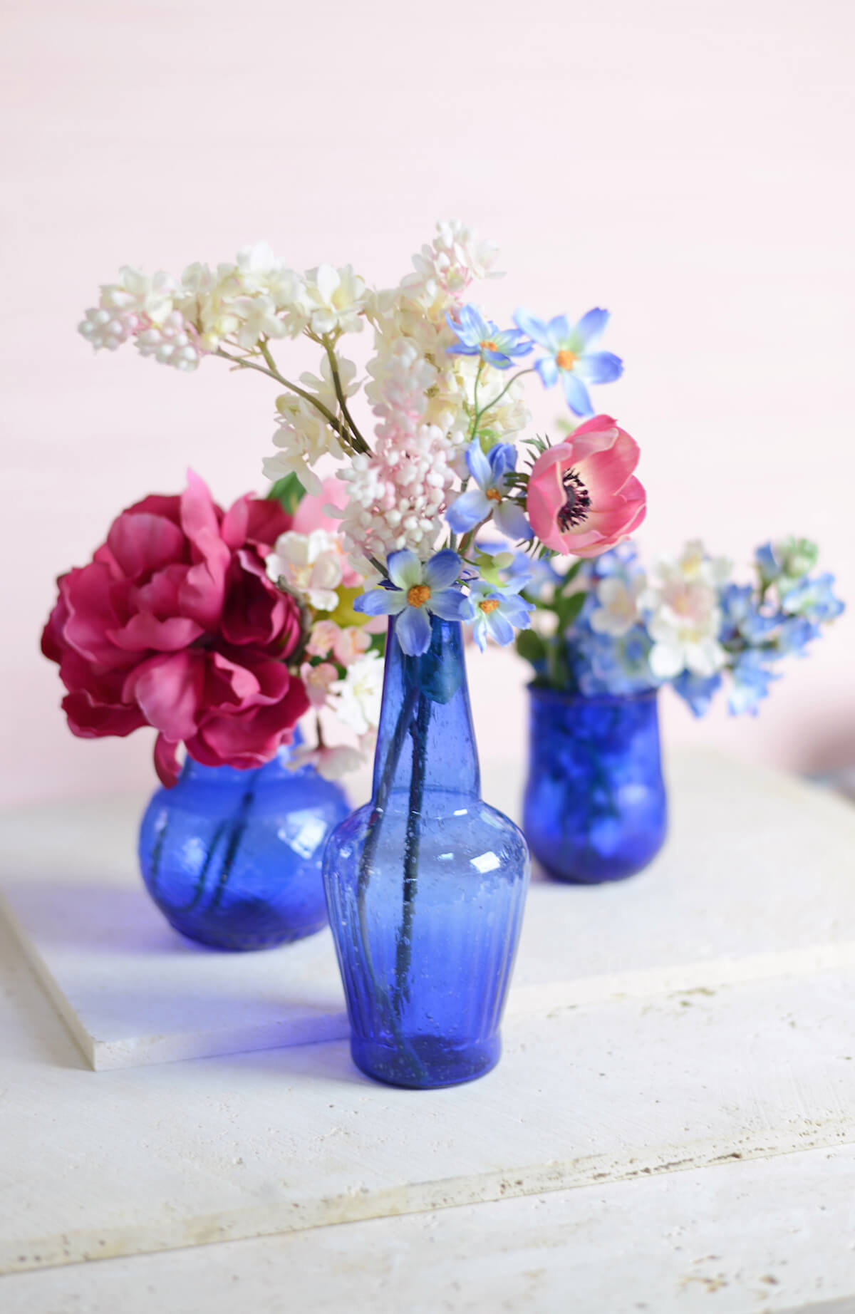 Cobalt Blue Glass 5" Vase