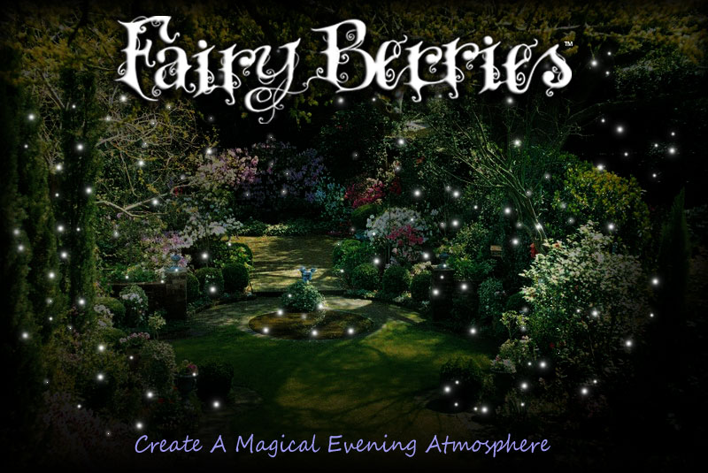  Fairy  Berries 10 Magical LED Lights  3 4 Diameter Purple 