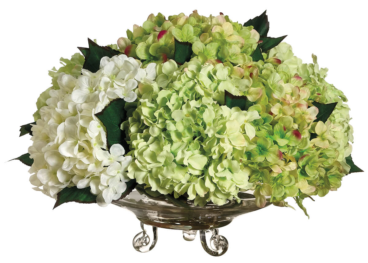 Hydrangea Bouquet in Vase | Hydrangea bouquet in vase, Hydrangea ...