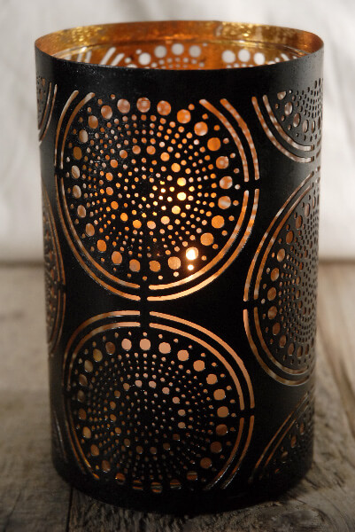 LIMA Patterned Metal Candle Shade