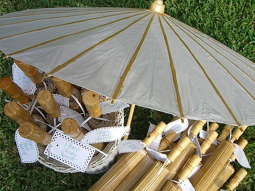 Bamboo 30in Parasols, Wedding Parasols