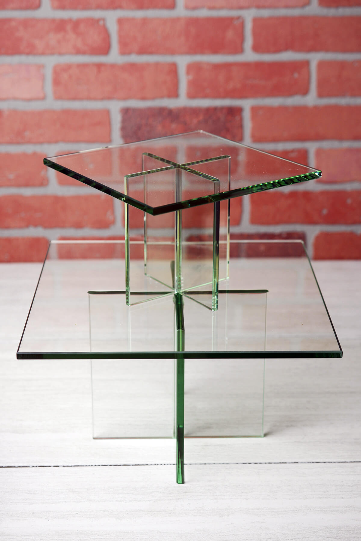 Clear Glass Plate Display Stand 11.75"x7"