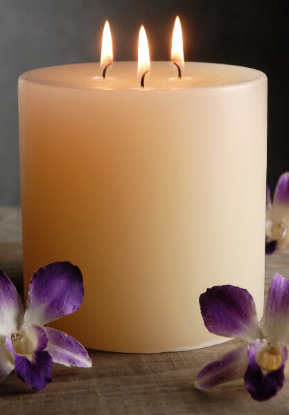 3 Wick Pillar Candle