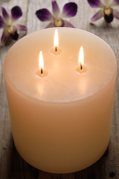 3 Wick Pillar Candle