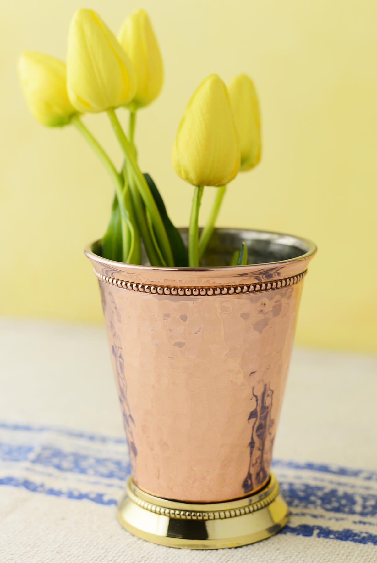 Copper Mint Julep Cup Vase 4"